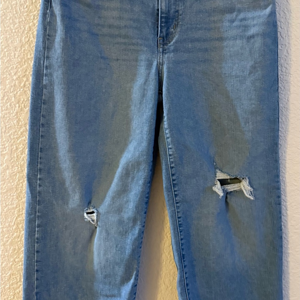 Levi's High Rise Women’s Distressed Wide Leg Jeans